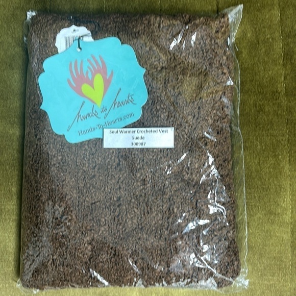 Hand to Hearts crochet soul warmer long vest NWT - Picture 9 of 9